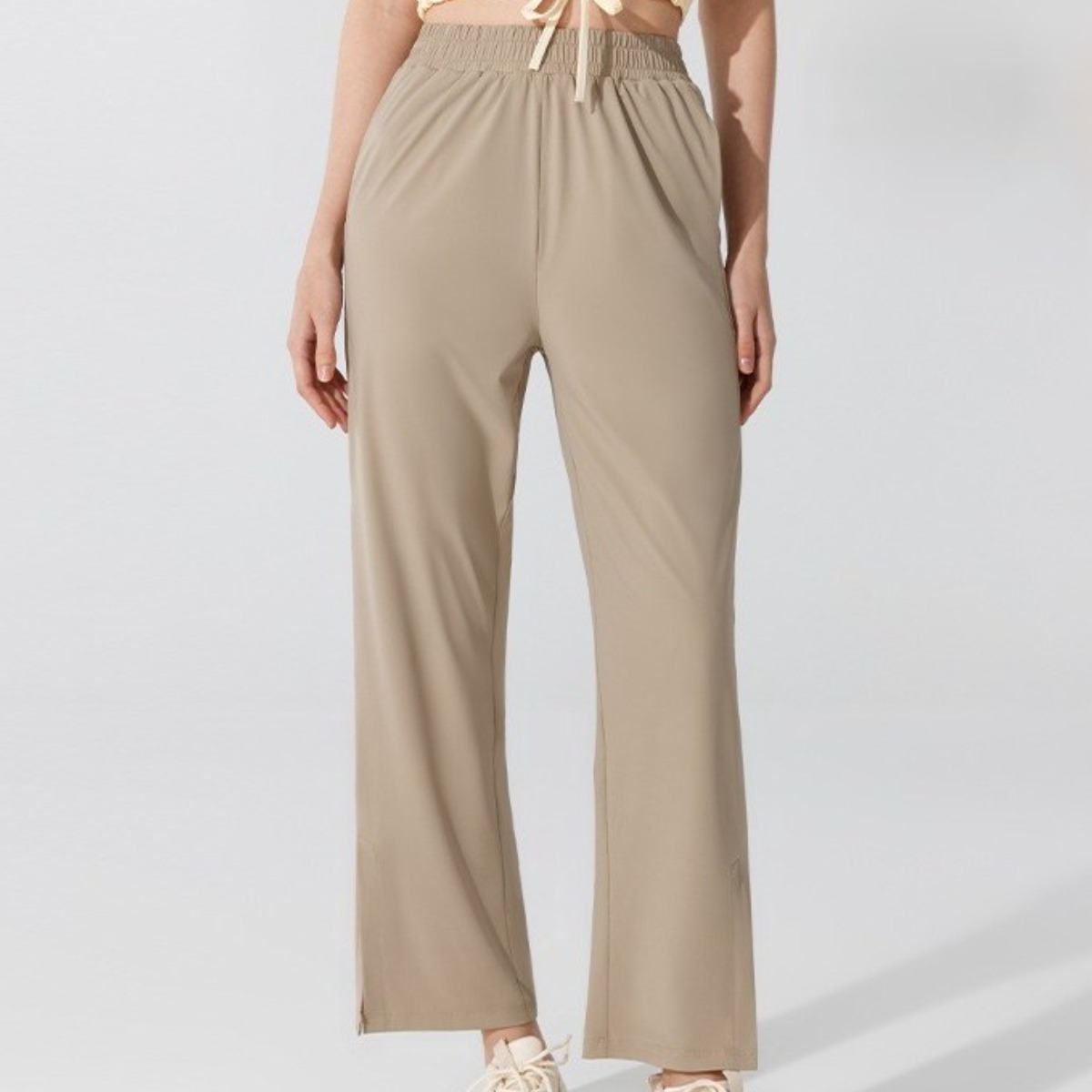 여성 아이스 쿨링 팬츠 여름 냉감 바지 UPF50+ 자외선차단 여름 데일리 밴딩 팬츠 19,900원