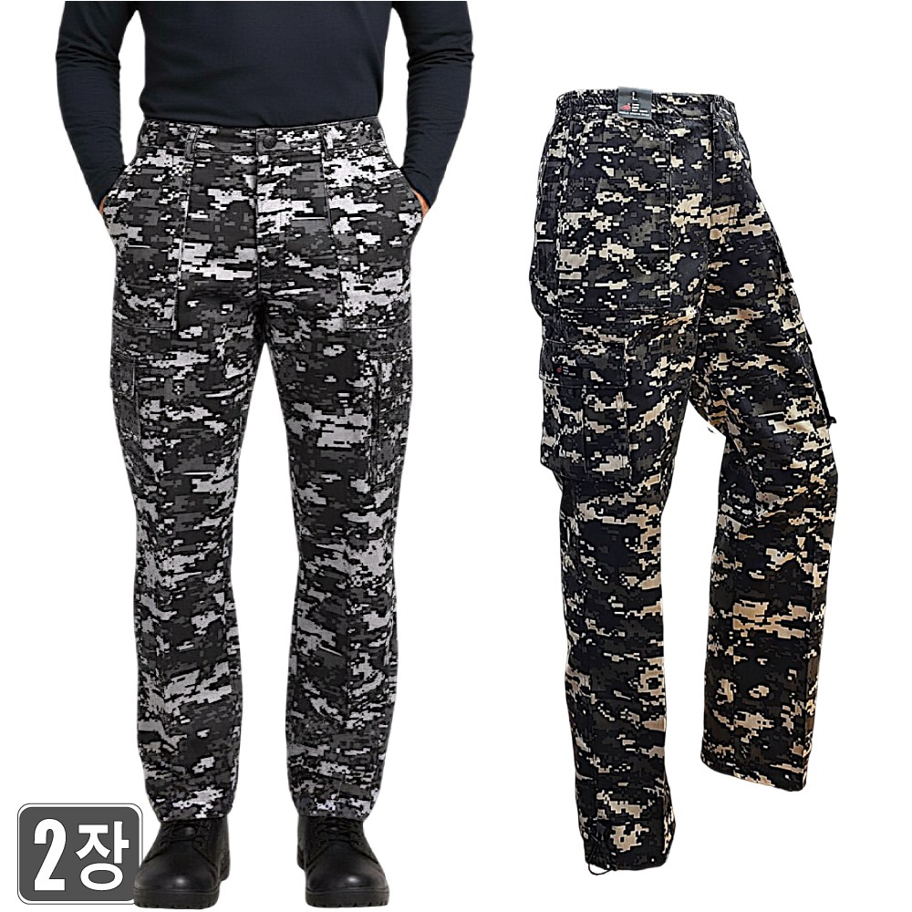 1+1웨어몬 WF 봄가을 밀리터리 야상팬츠 (얼룩/디지털) 아웃도어 야외활동 29,800원