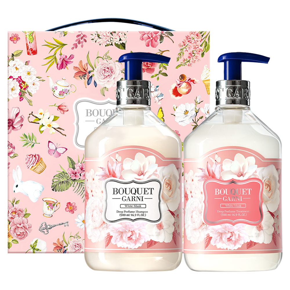 부케가르니 딥퍼퓸 화이트머스크 샴푸 + 트리트먼트 16,800원