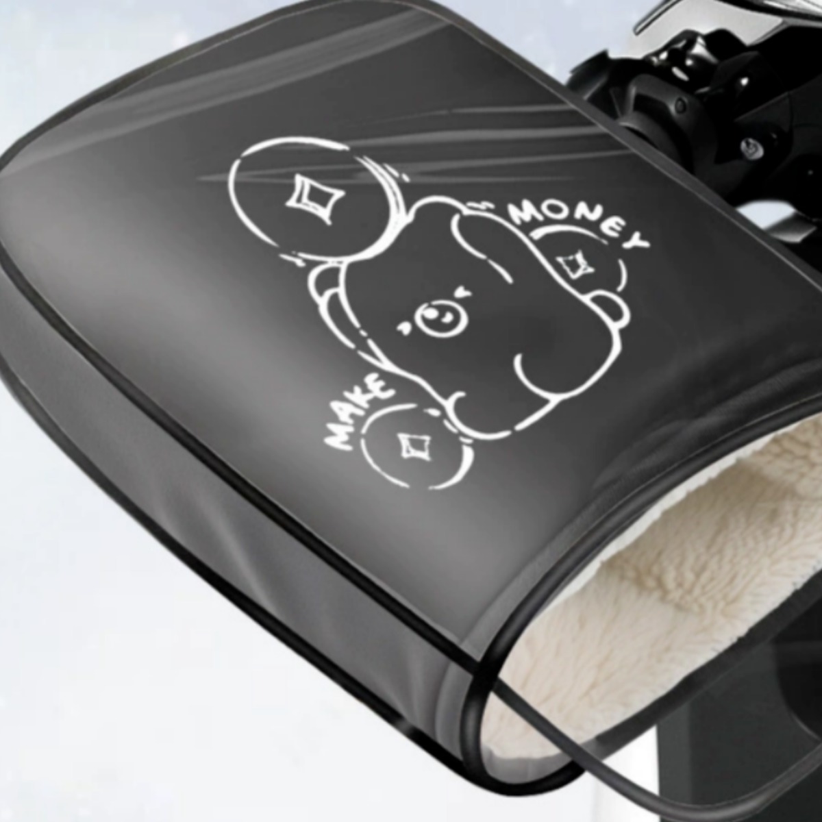 후히후히 오토바이 겨울  핸들커버 야간반사 겨울 방한 방수 장갑 14,900원