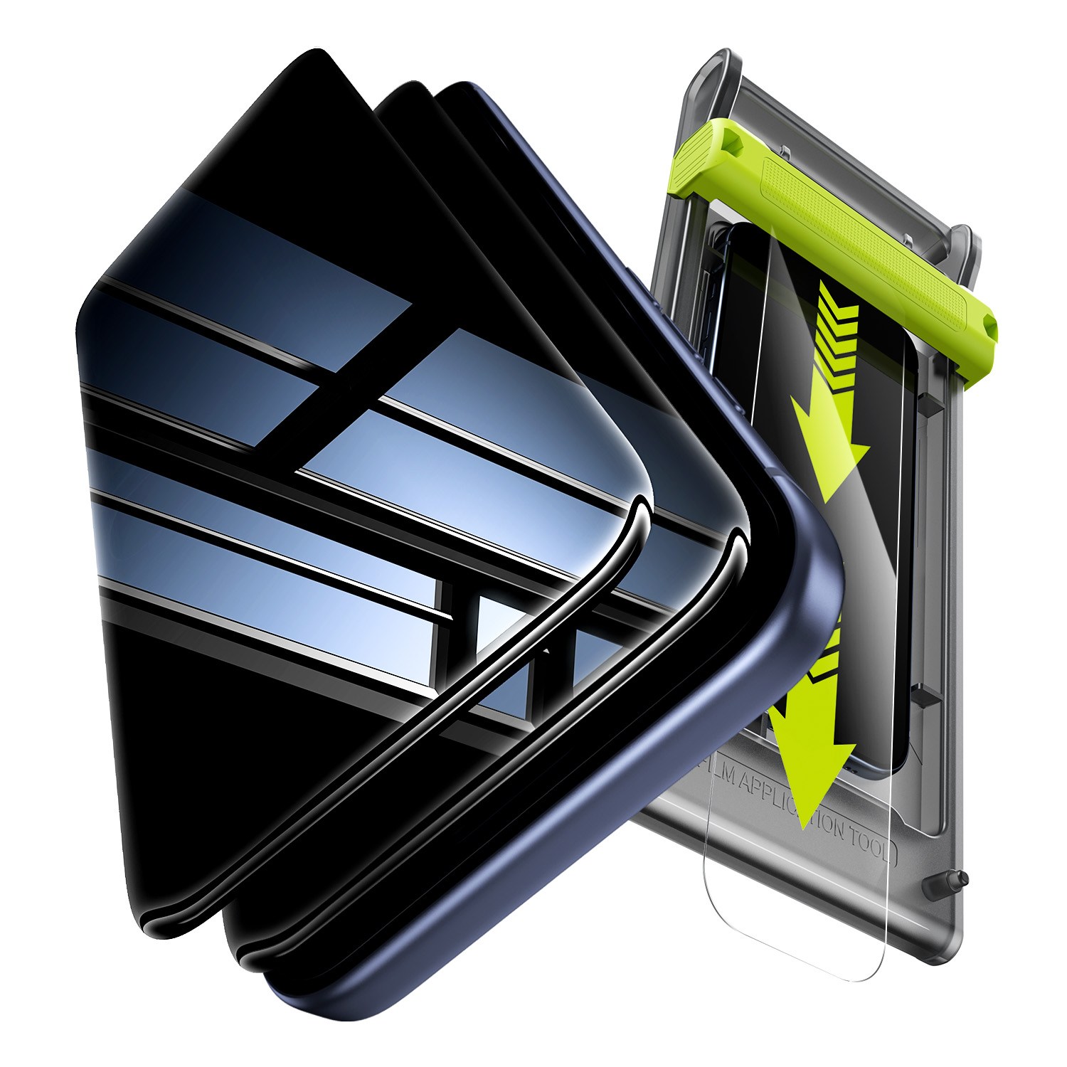 WSKEN 3D 풀커버 사생활보호 9H 액정보호 강화유리필름 + 이지툴, 2개 32,600원