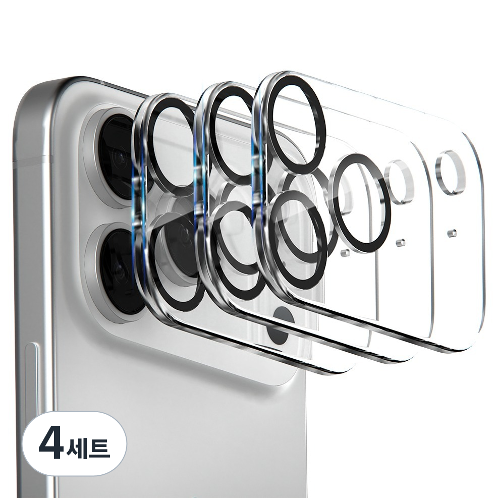 MECSEED 3CX 빛번짐방지 카메라 렌즈 풀커버 강화유리 휴대폰 액정보호필름 3p 세트 34,920원