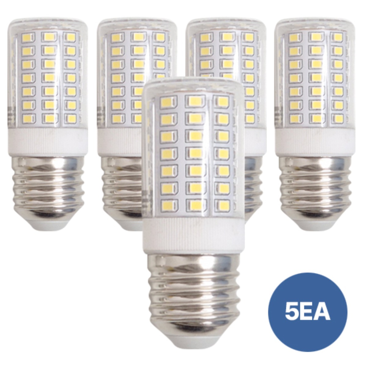 더쎈 LED 콘벌브 콘램프 옥수수전구 7W E26소켓, 5개, 주광색 20,000원