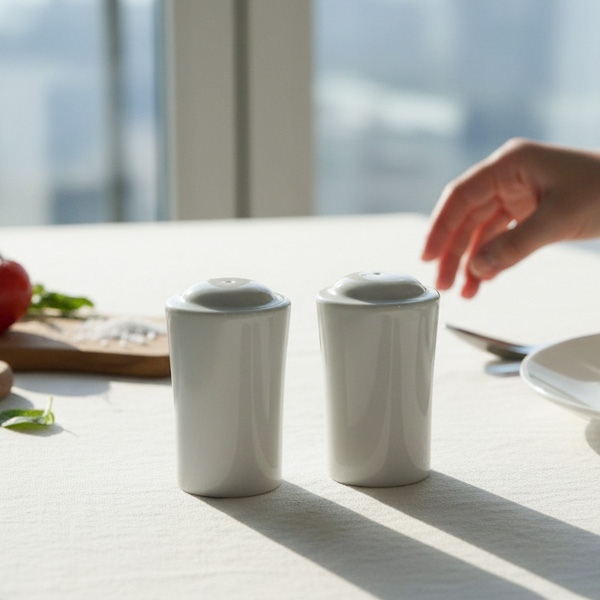 라크(RAK) 포셀린 호텔웨어 도자기 후추통 소금통 2P, 2개, 83ml 15,900원