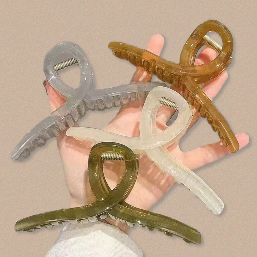 [4개] 빅사이즈 유광 대형집게핀 헤어집게핀 올리머리집게핀 5,900원