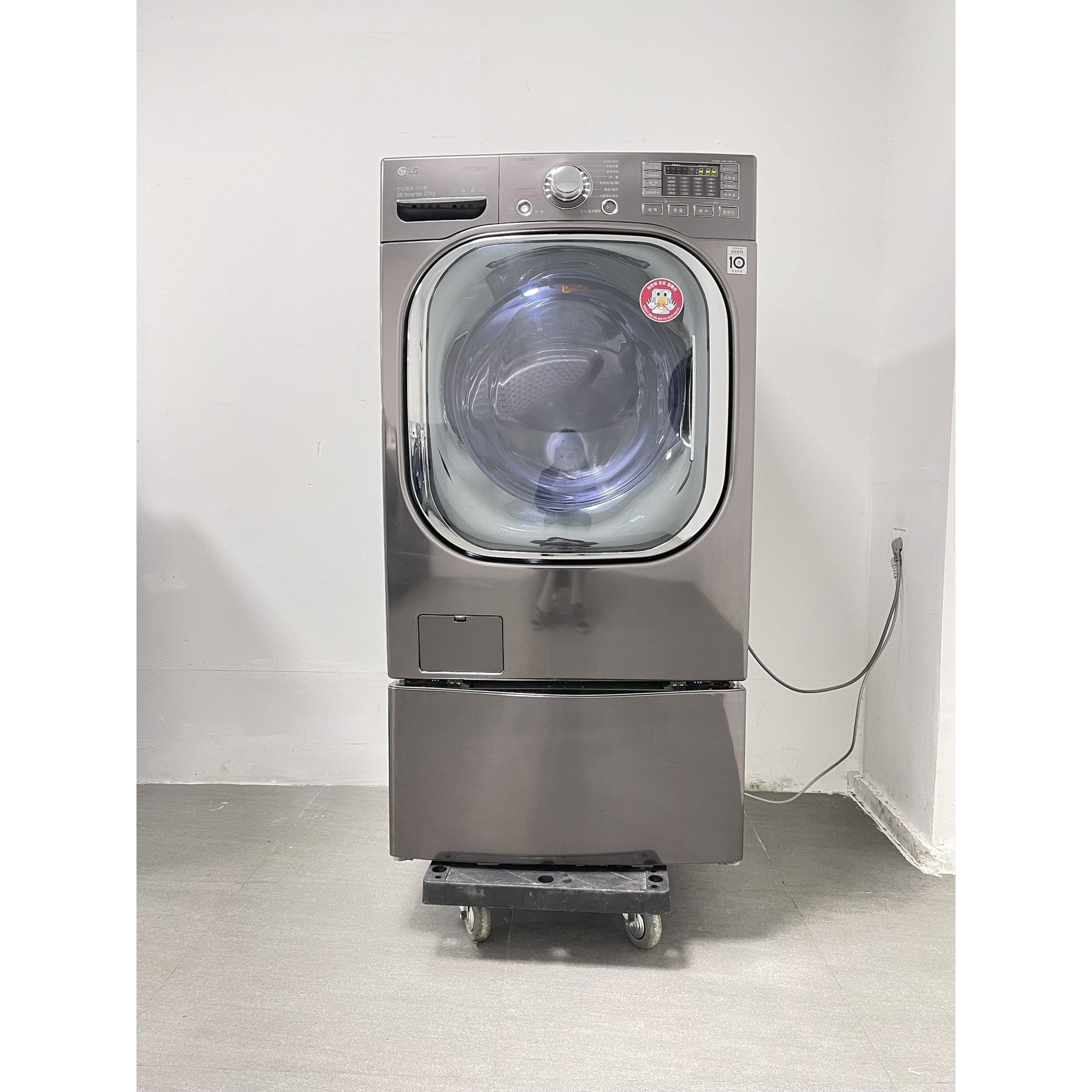259 LG 21키로 중고트윈워시 중고세탁기 하부 통돌이세탁기 3.5키로 미니워시 스팀스타일링 580,000원
