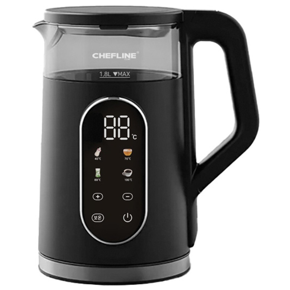 셰프라인 스피넬 전기주전자 유리1.8L 전기포트 보온포트 무선주전자 분유포트 커피포트 무선포트 MCGF-K121A 26,900원