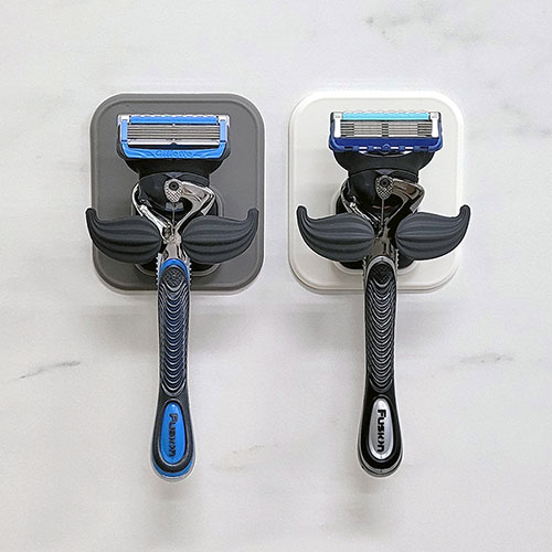 실리바스 수염면도기걸이1P 욕실정리 꽂이 홀더 거치대 거꾸로 공중부양 실리콘 9,900원