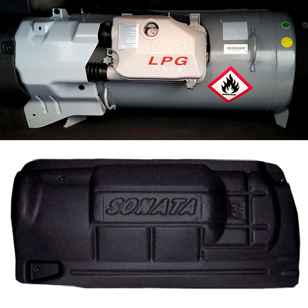 가스통가리개 커버 LPG 차량 현대차종 격벽 까스통 택시 트렁크정리함, 그랜져TG, 가스통가리개 25,470원