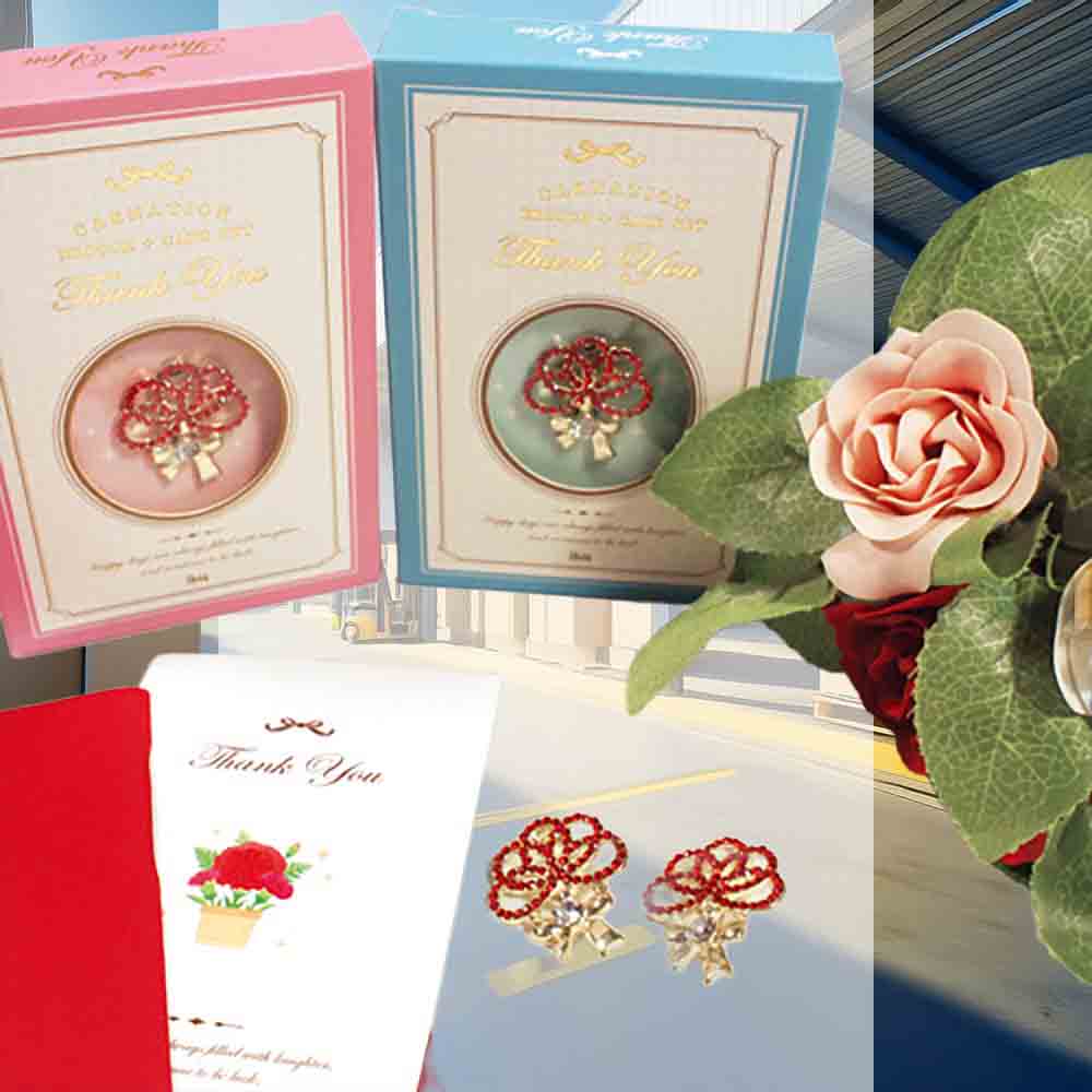 카네이션브로치 카드세트 256개1박스 생일카드 할머니생신 감성문구 이벤트소품 어린이집선생님 대용량 1,476,720원