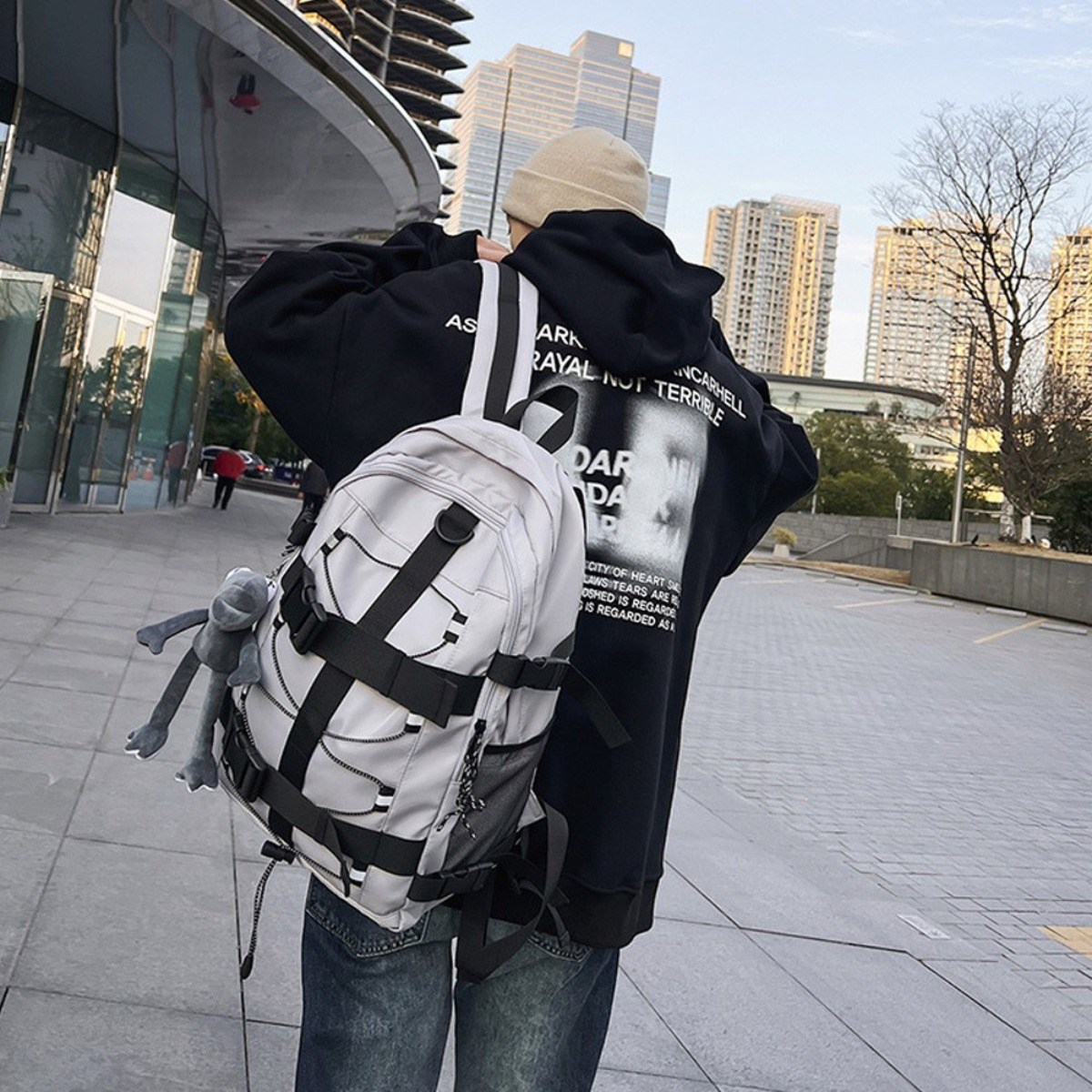 아모르주 남자 여성 백팩 학생 방수 노트북 책가방 29,800원