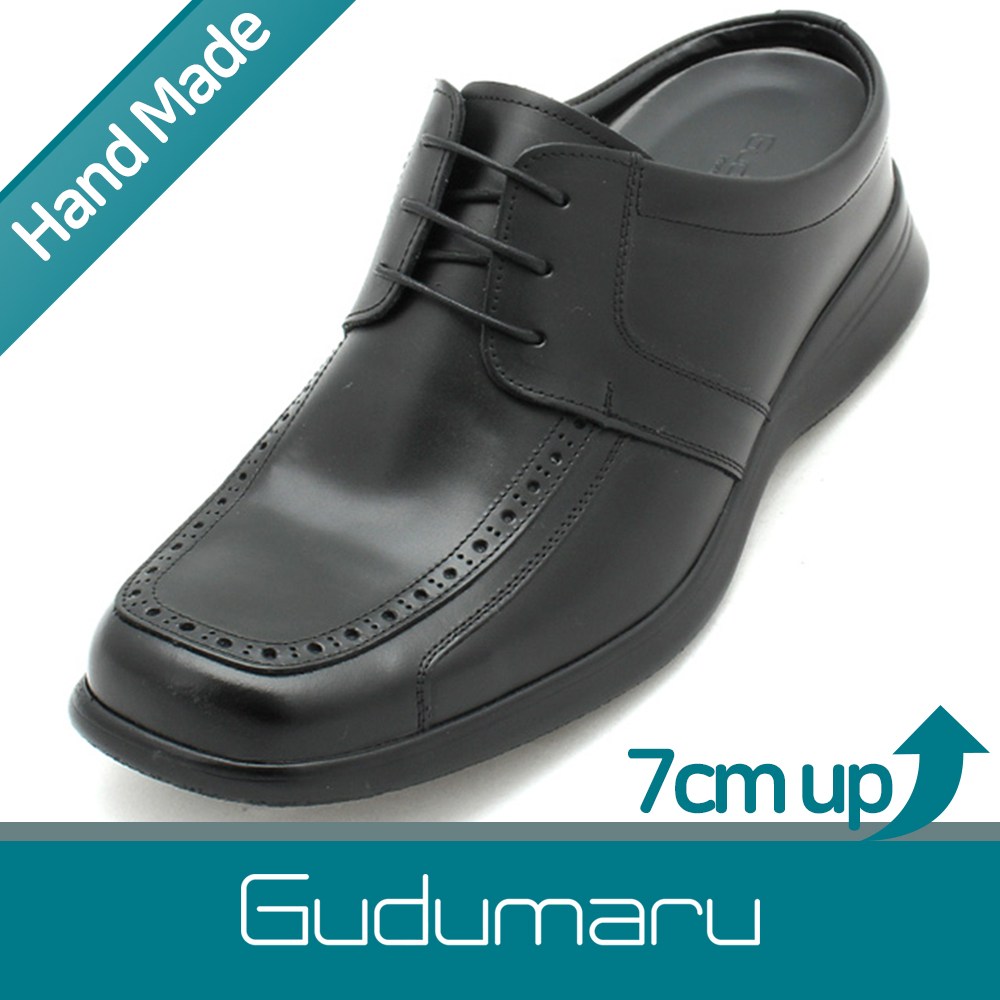 정장 슬리퍼 7cm 키높이구두 남자 실내화 남성 사무실용 뮬 천연면피 소가죽 KLG707050K 94,000원