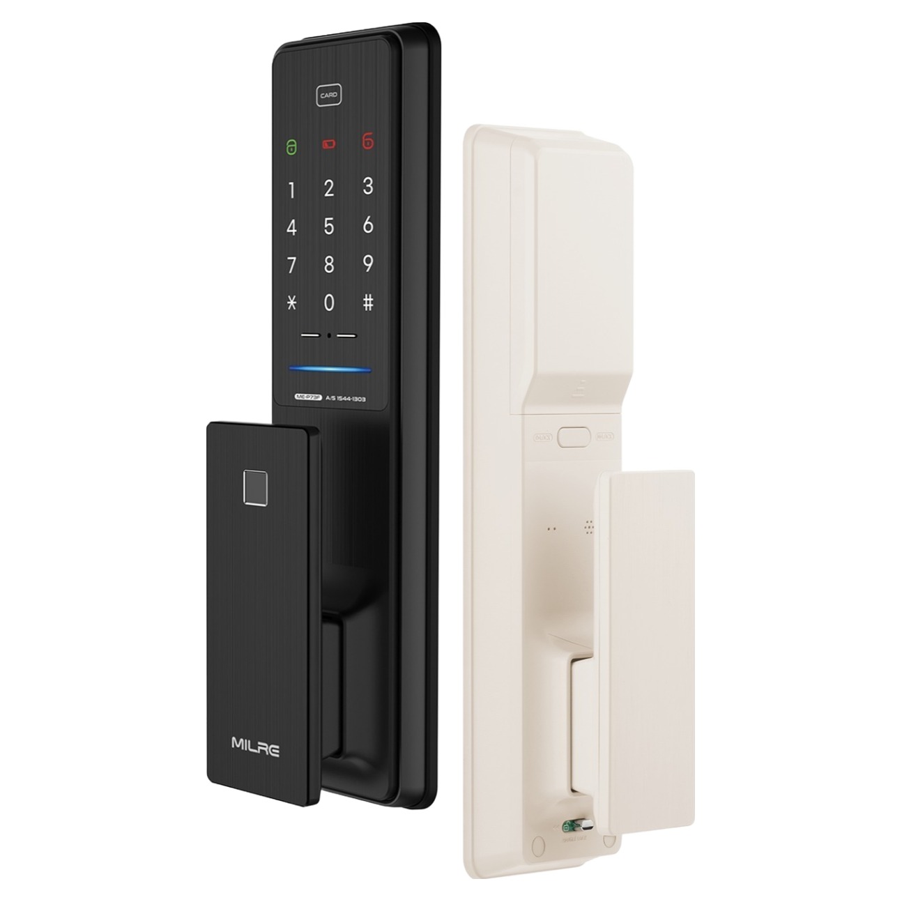 밀레시스텍 푸시풀 지문인식 스마트 도어락 203,670원