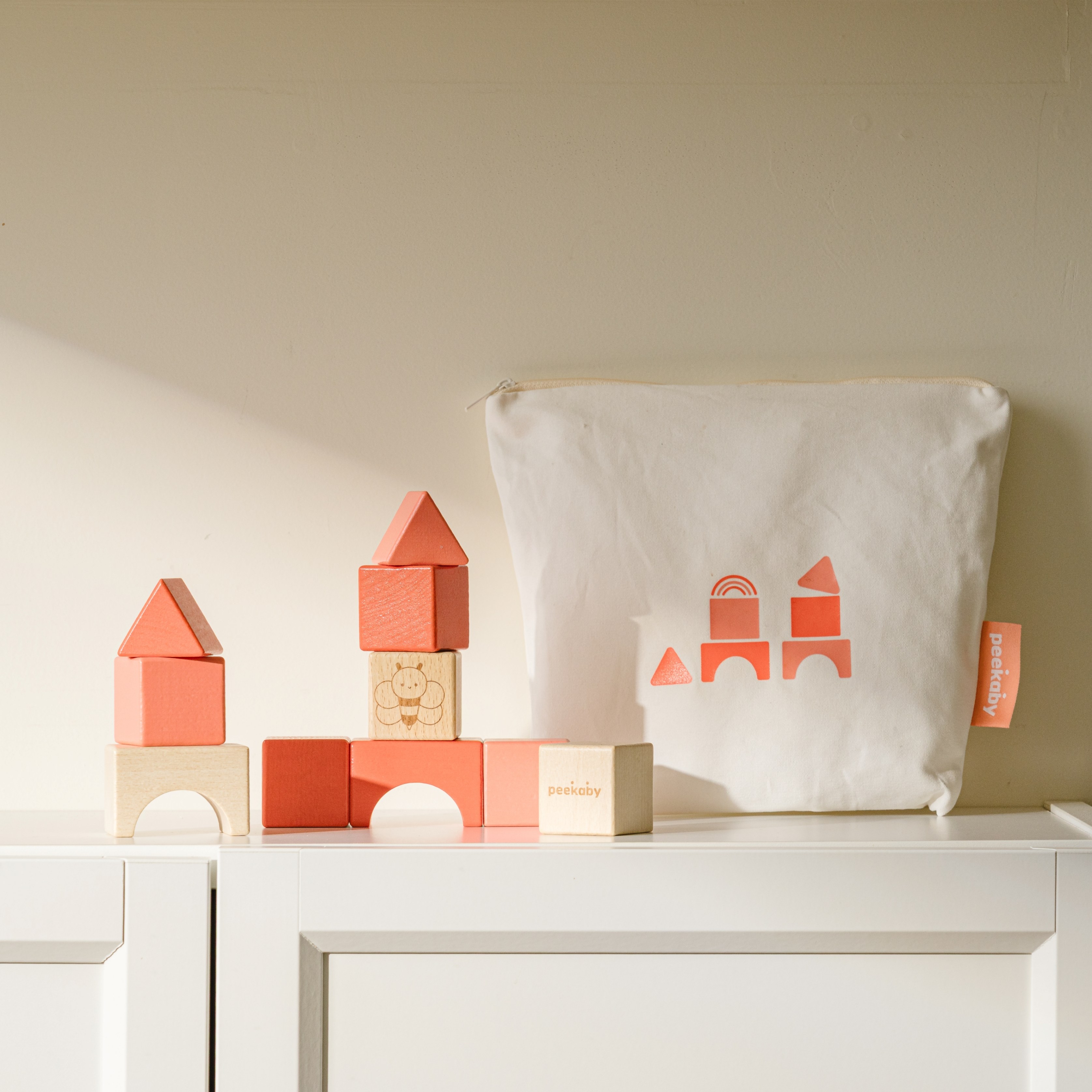 피카비 원목블록 원목교구 소근육발달 영유아블록, 1개 28,640원