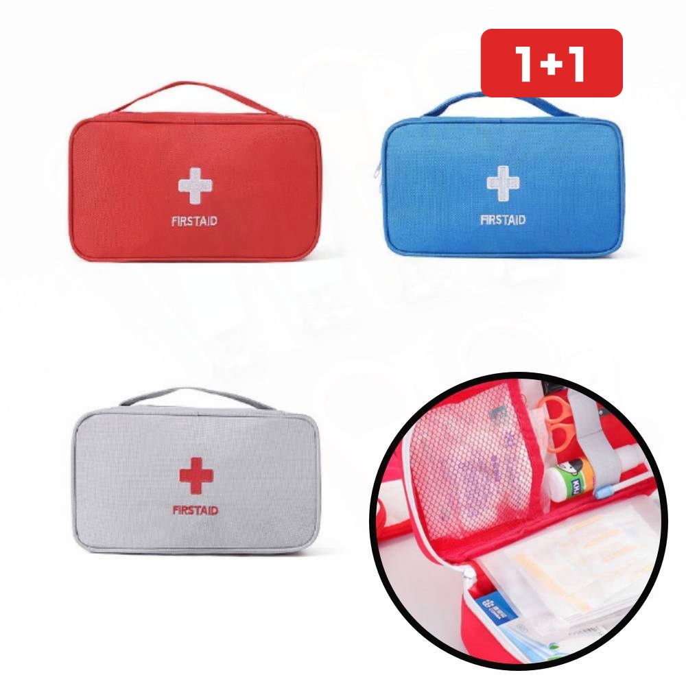 1+1 여행용 파우치  보관함 휴대 구급약 수납 간호 용품함 11,180원