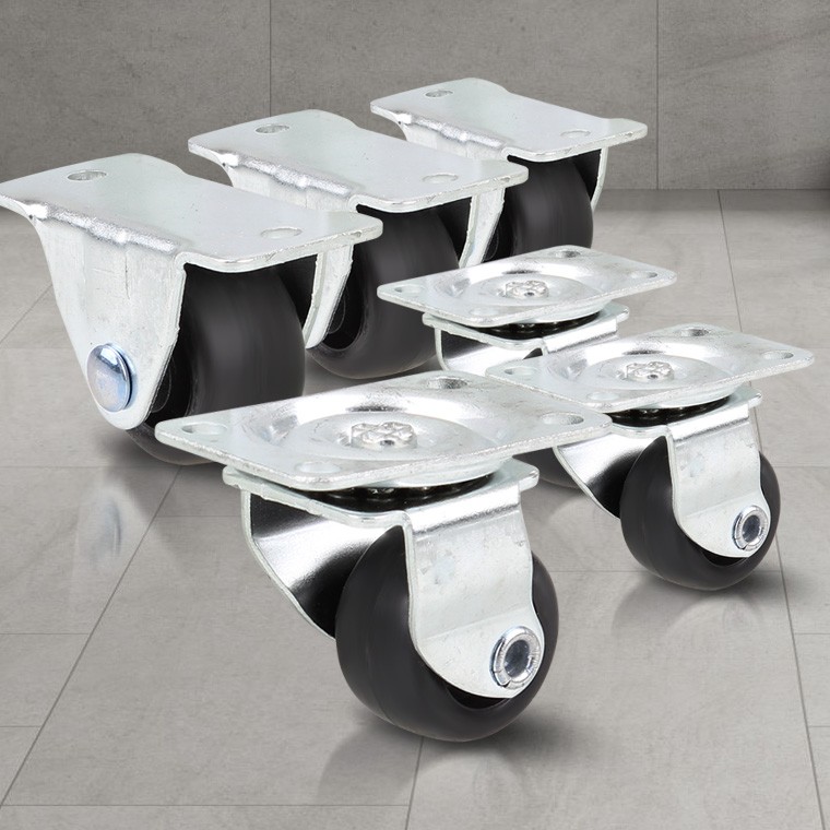 경량소형1인치PVC 6개 미니바퀴 작은 소형 무소음 7,200원