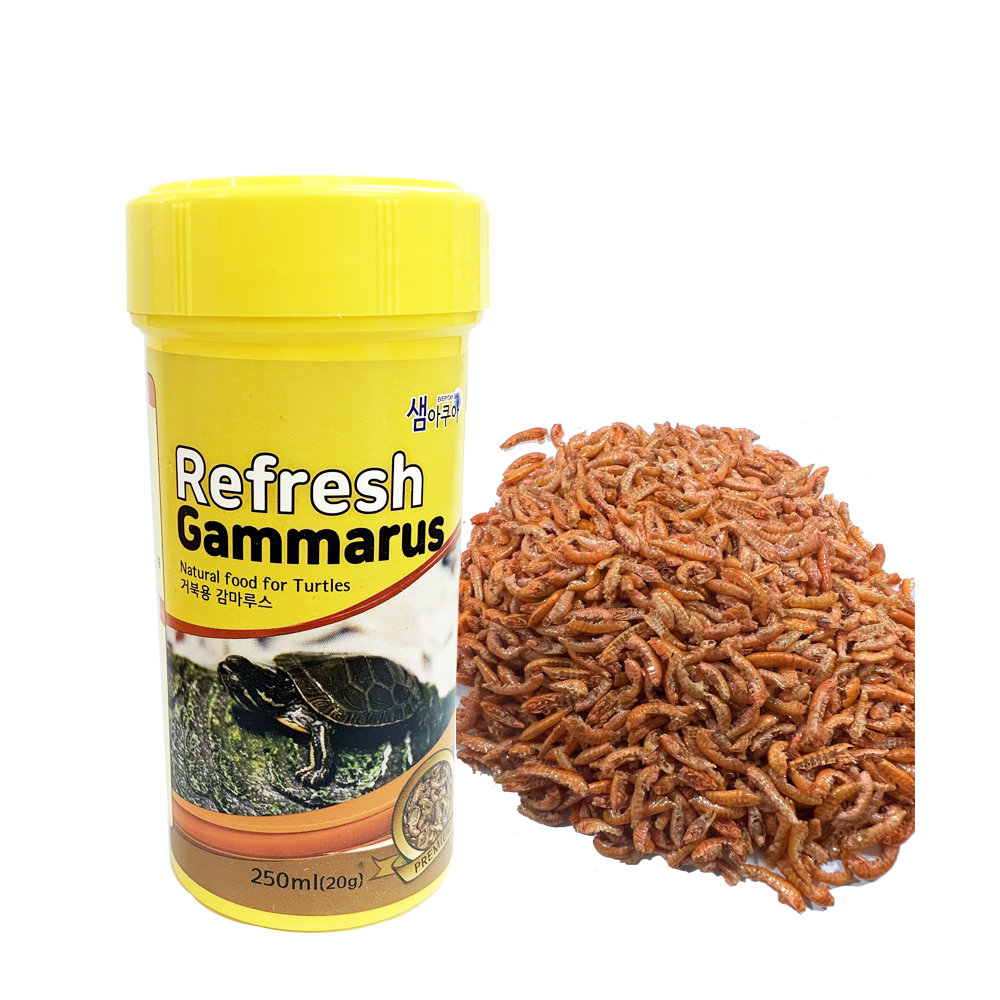 샘아쿠아 리프레쉬 감마루스 거북이 사료 6,500원