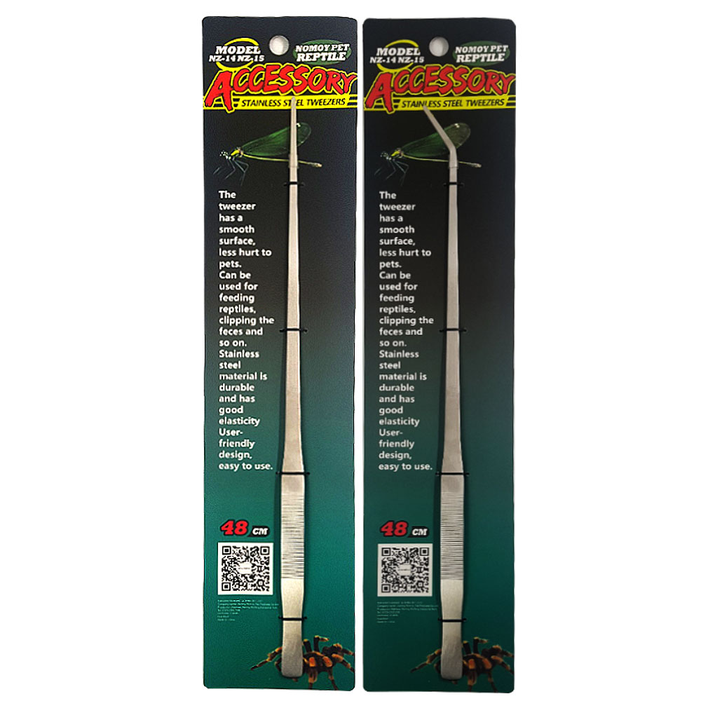 노모이펫 스테인레스 소동물 피딩 핀셋 직선형 + 곡선형 세트 NZ1213, 1세트 10,500원