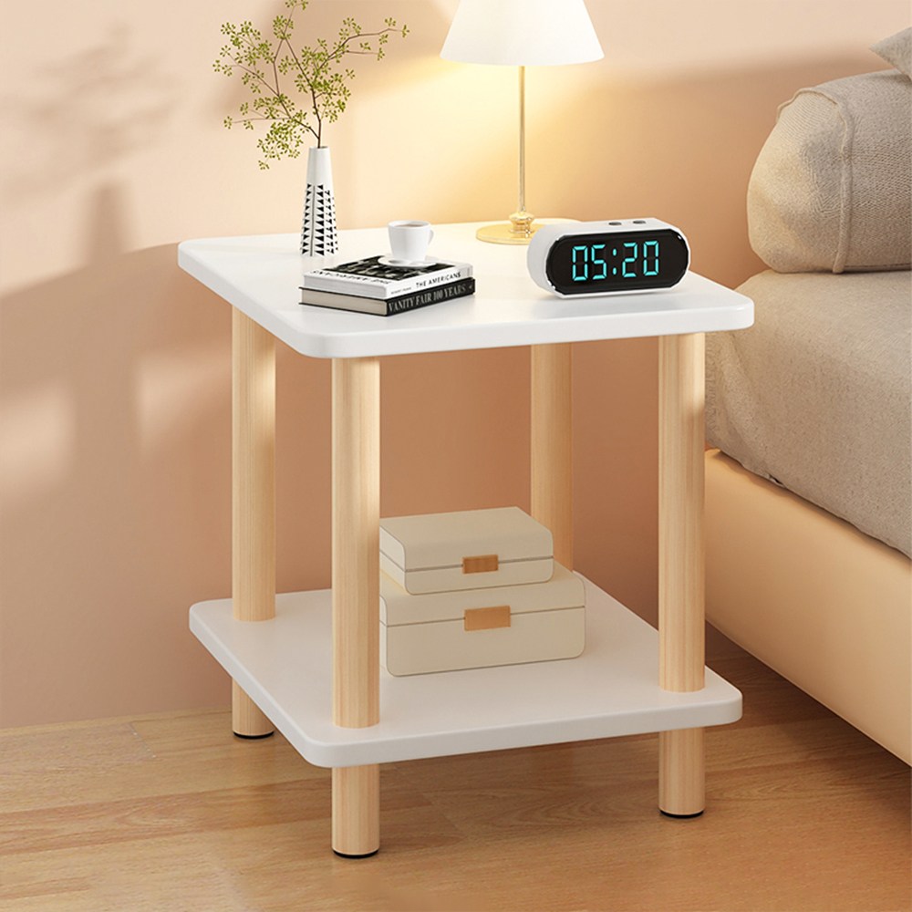 루센트리 튼튼한 침대 협탁 거실 원목 수납장 사이드 테이블, 현재가 15,960원