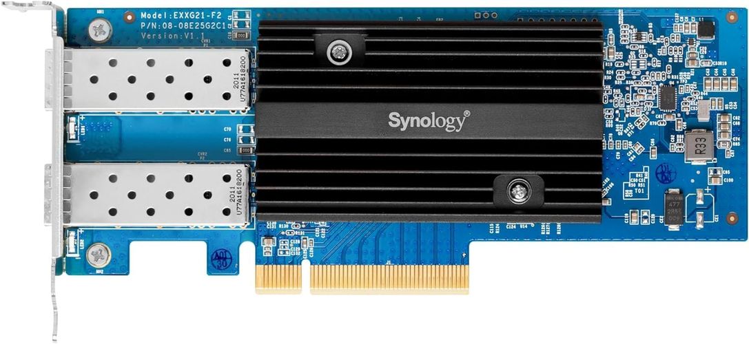 NIC] Synology E10G30-F2 [10GbE  SFP+  [확장 듀얼 포트Synology용 확장 네트워크 카드] 512,810원