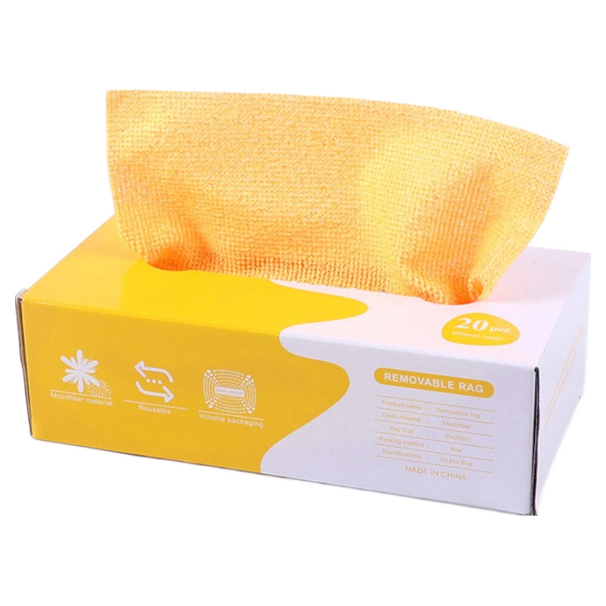 미라클맥스 뽑아쓰는 다용도 극세사 행주 물먹는 빨아쓰는 캠핑용 차박용 행주 20매입, 1세트 5,970원