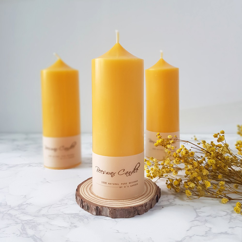 100%천연밀랍초 대용량 기도초 꿀초 선물박스, 1개, 360g 20,000원