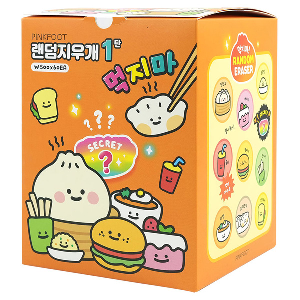 핑크풋 500 먹지마 랜덤지우개 1탄 60p 22,380원