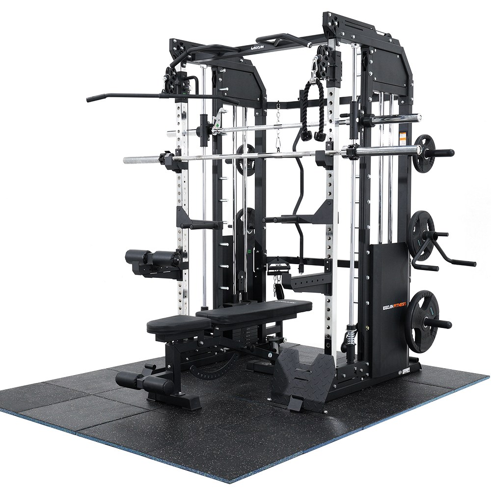 이고진 스미스머신 6822SM 풀세트 가정용 홈짐 헬스기구 멀티랙 파워랙 듀얼풀리 120kg 블럭 포함 3,314,300원