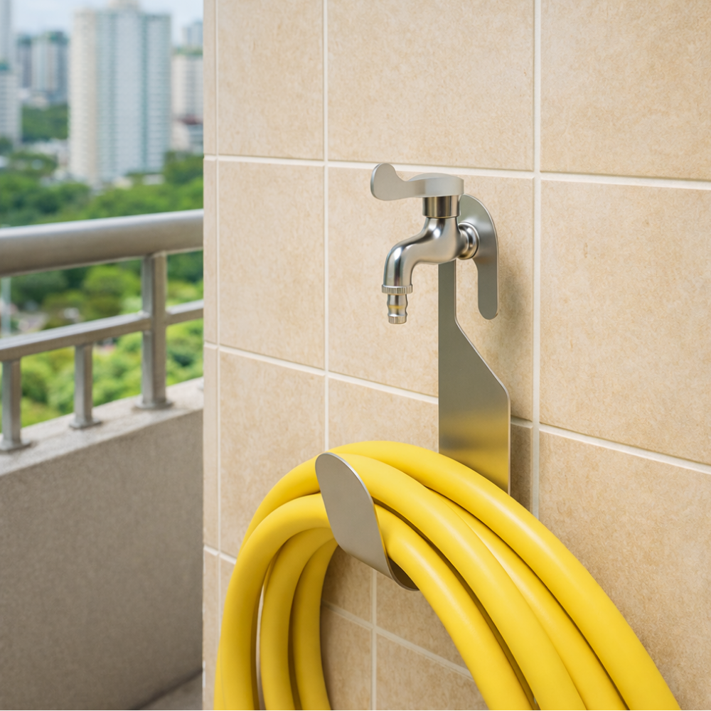 다루리 녹슬지 않는 스테인리스 물호수 거치대 걸이 12,900원