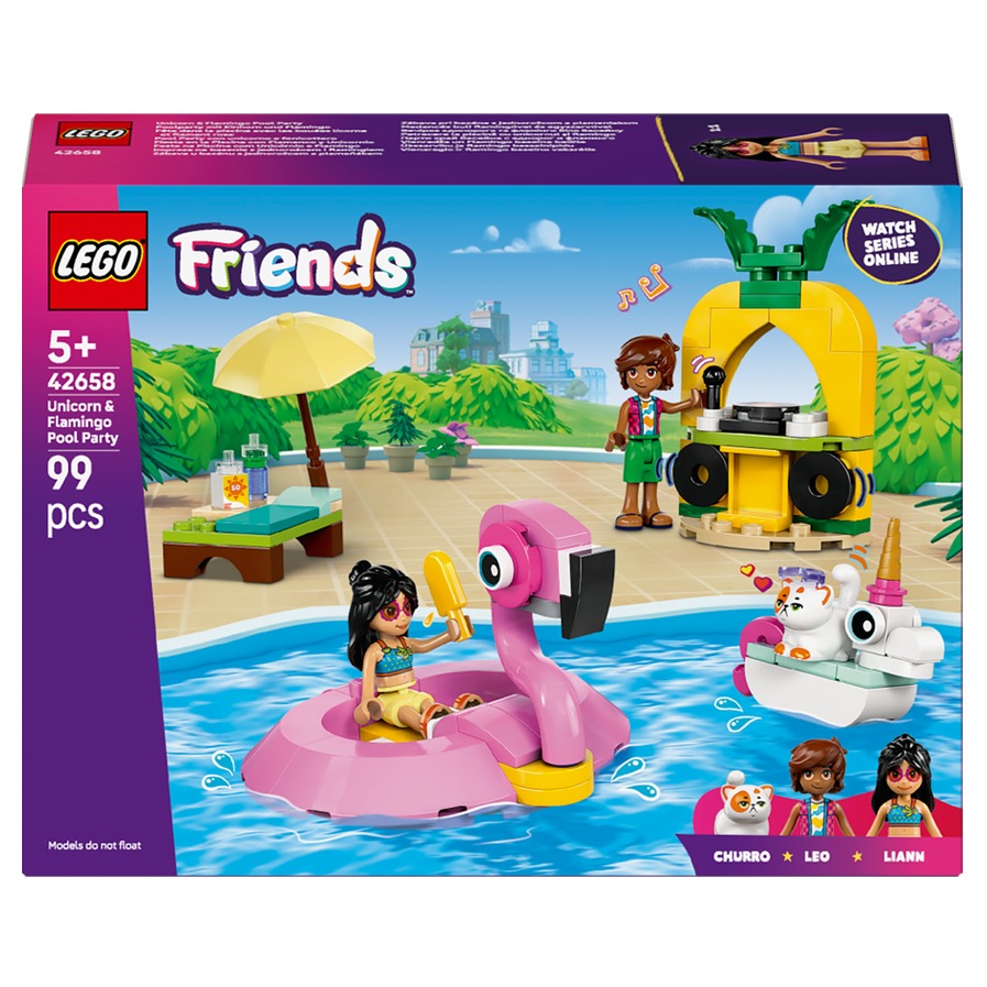 레고 프렌즈 42658 유니콘과 플라밍고 수영장 파티 12,600원