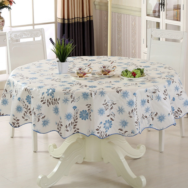 마켓감성 플라워 원형 PVC 방수 식탁보 9,500원