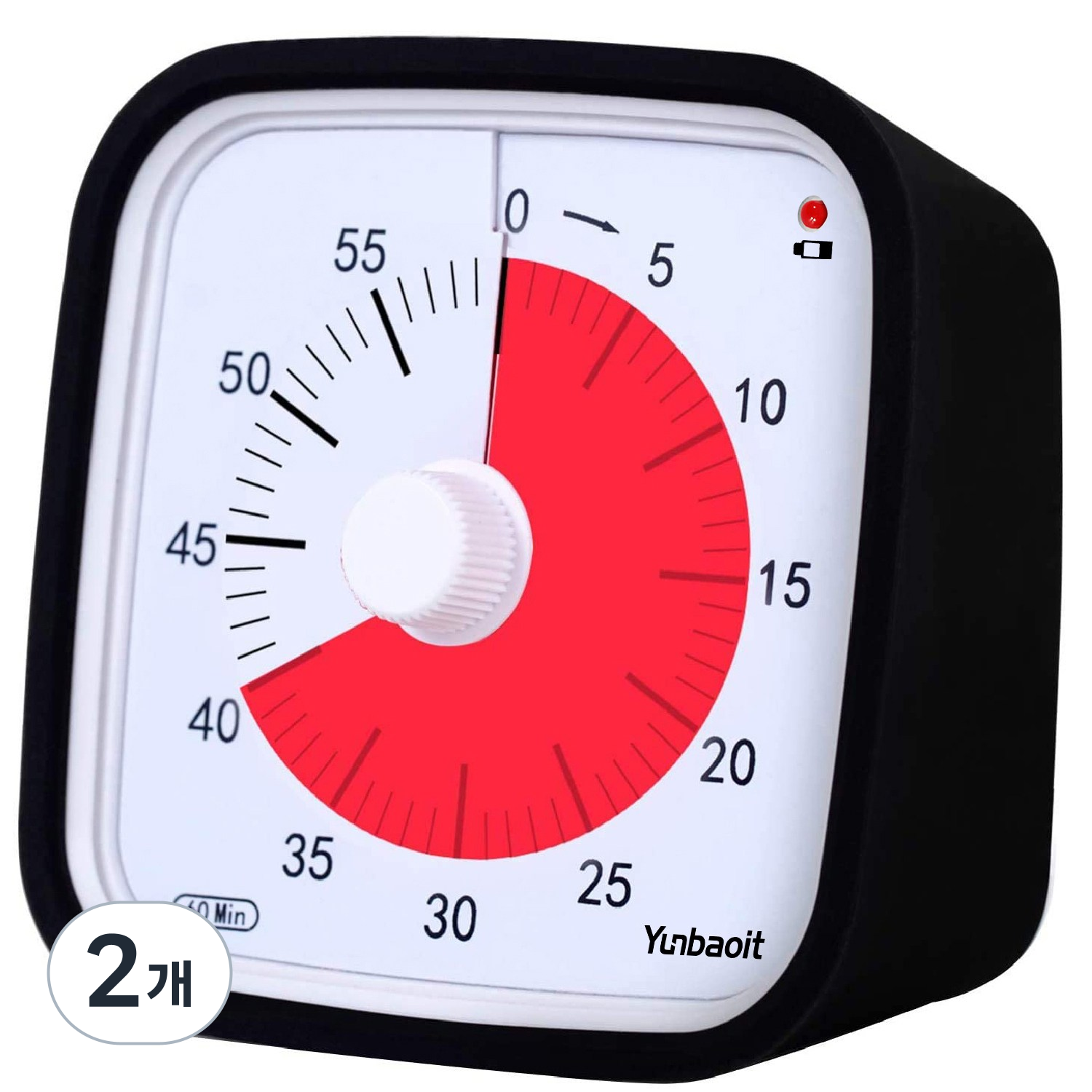 Yunbaoit 학습 타이머 주방 타이머 시각적 무음 타이머 카운트다운 타이머 구글 타이머 미끄럼방지 실리콘 포함 20,400원