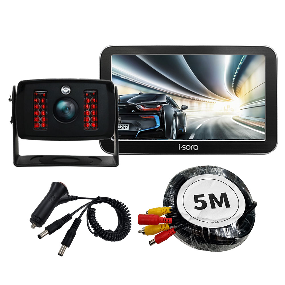 아이소라 화물차 후방카메라 풀세트 123만화소 소니IH-150+7인치AHD모니터 / 9인치AHD모니터 219,800원