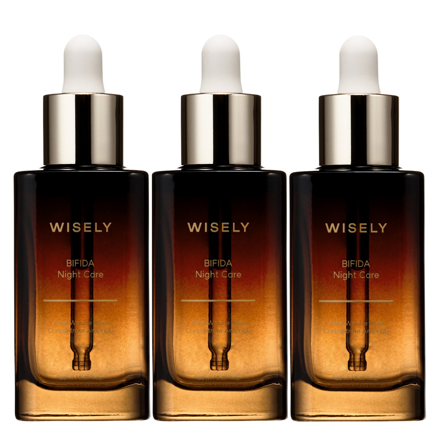 와이즐리 비피다 나이트 케어 주름 개선 갈색병 앰플(대용량) 19,900원