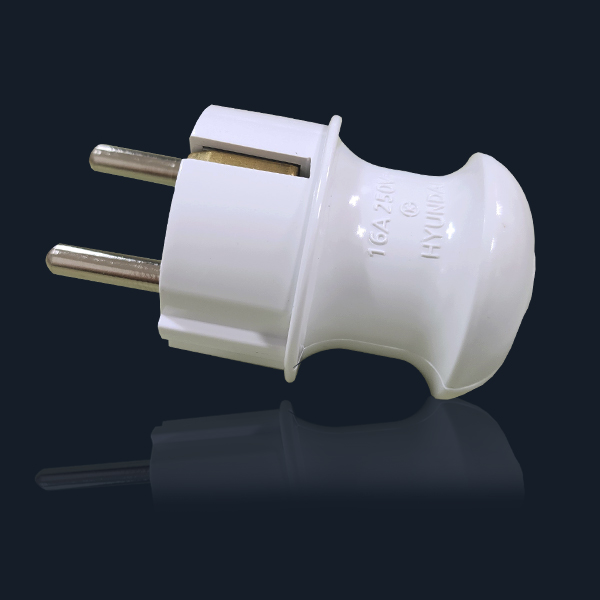 현대일렉트릭 접지 플러그 일자형 220V 콘센트 930원