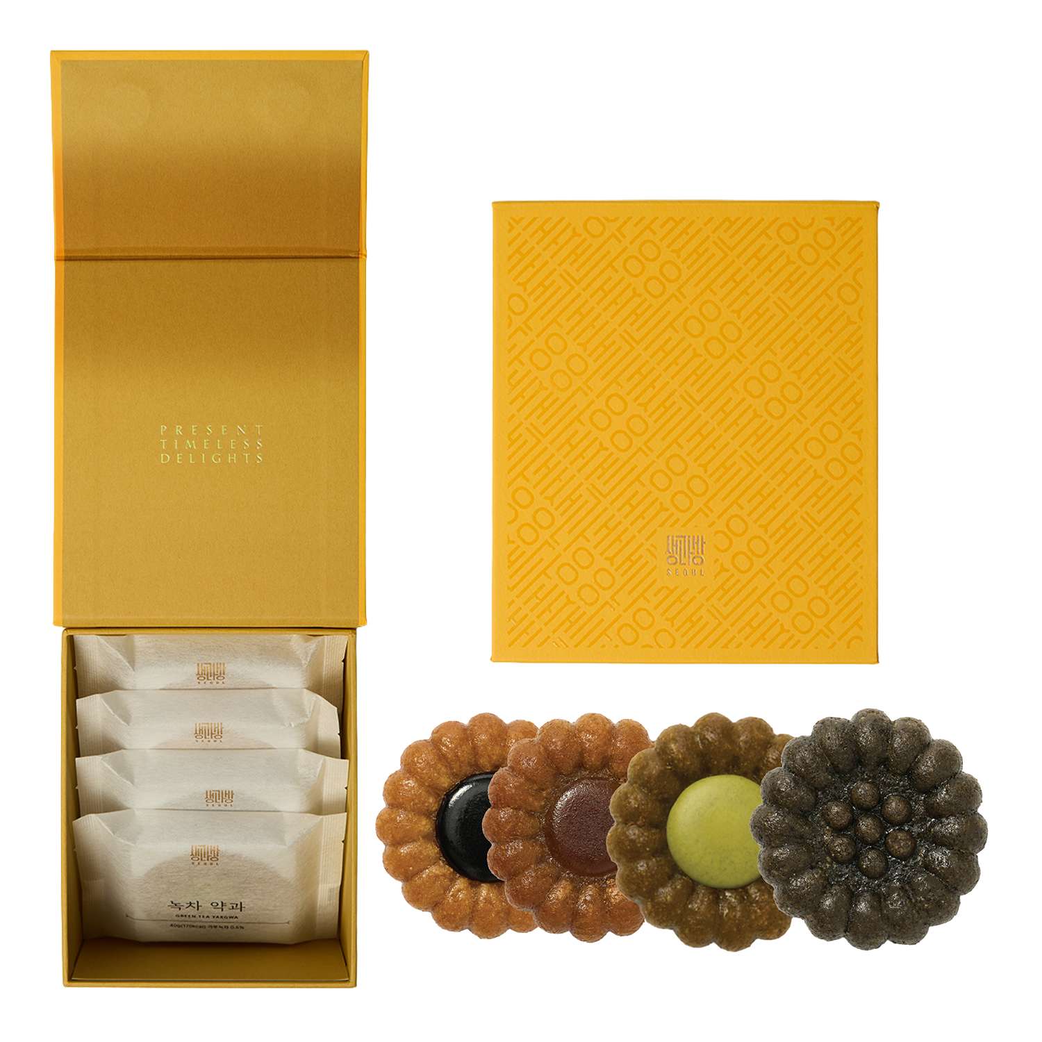 생과방 수제약과 선물세트 4개입(나) 한과 전통과자 기본포장 쇼핑백포함, 160g, 1세트 25,500원