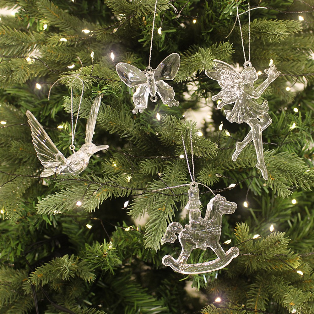 해피인어스 아크릴 동화 오너먼트 세트 12p, 1세트, 투명, 현재가 7,900원