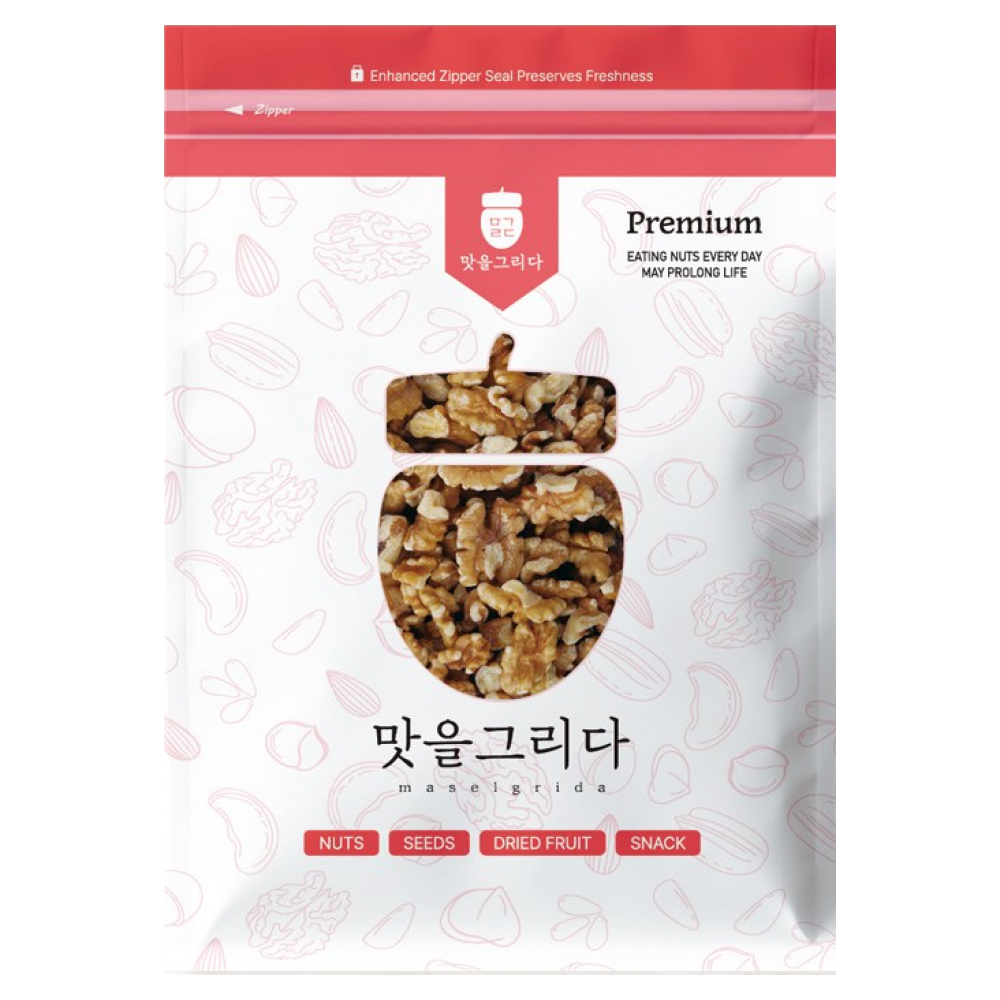 맛을그리다 캘리포니아 호두 1/4태 1kg  25년산 햇호두 18,800원