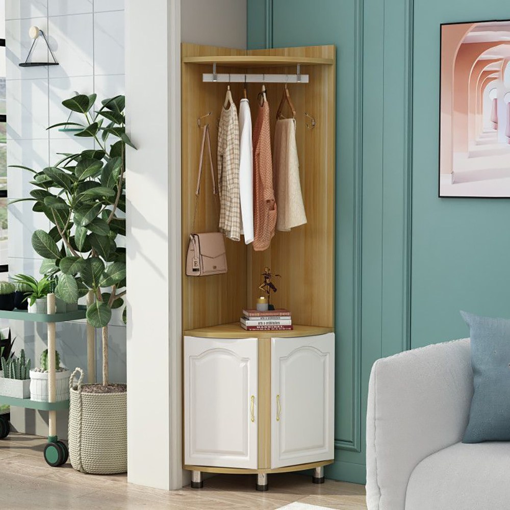 원룸 모던 코너 수납장 현관 다용도 행거형수납장 333,000원