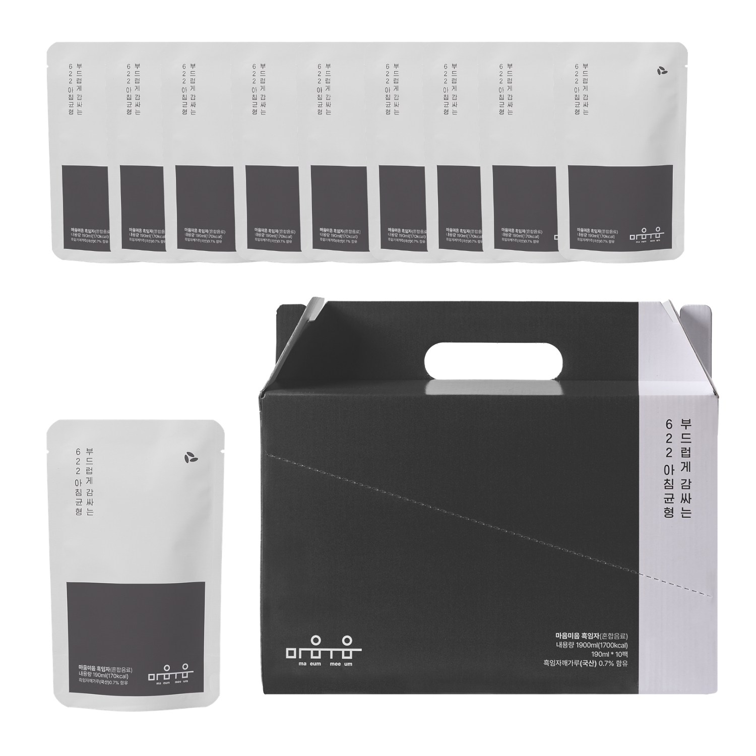 정품 마음미음 영양균형미음 흑임자맛, 10개, 190ml 26,300원