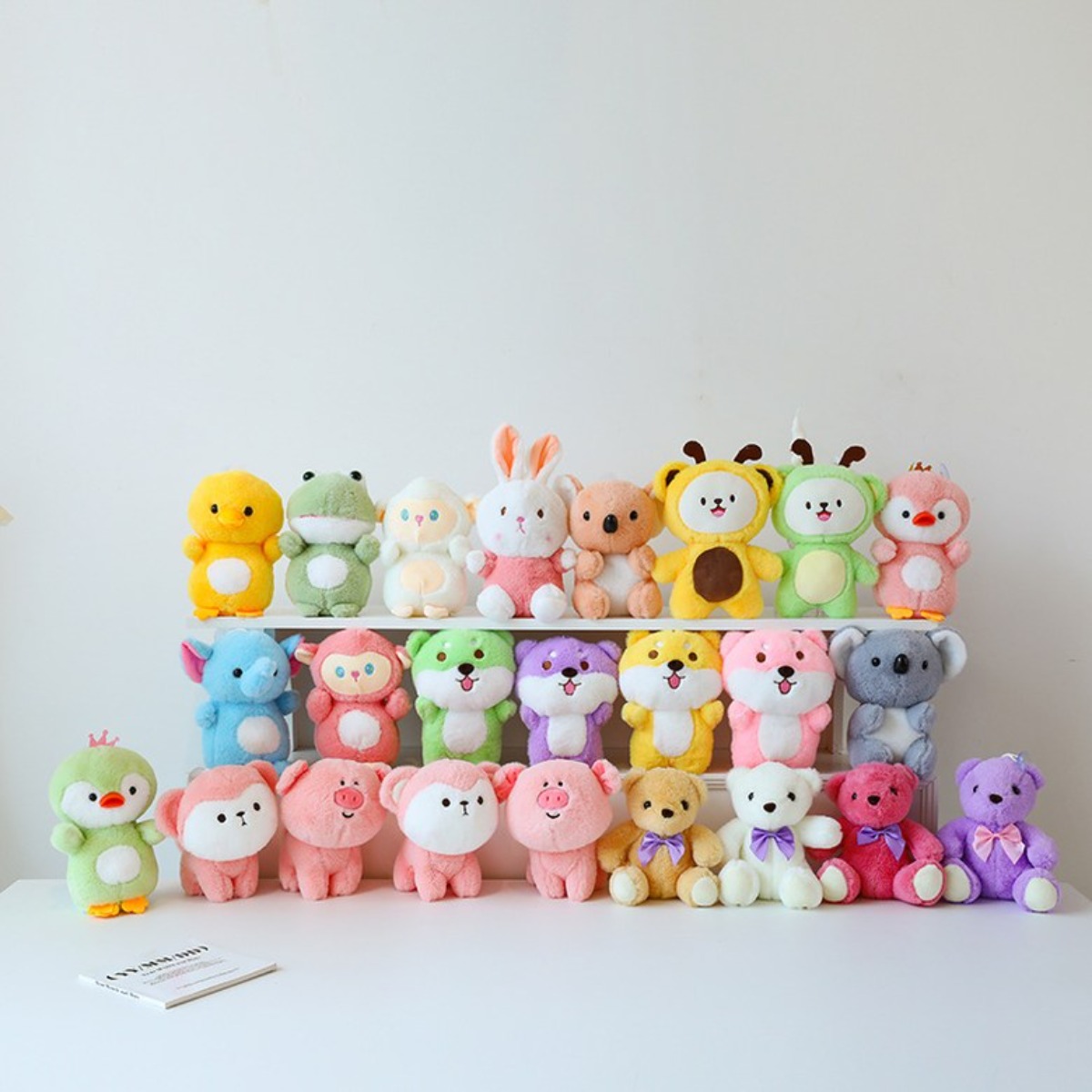 WIRQO 미니 인형 18-20cm 뽀글이 인형 뽑기기계용 가정용 동물 애착 인형 랜덤 발송 87,200원