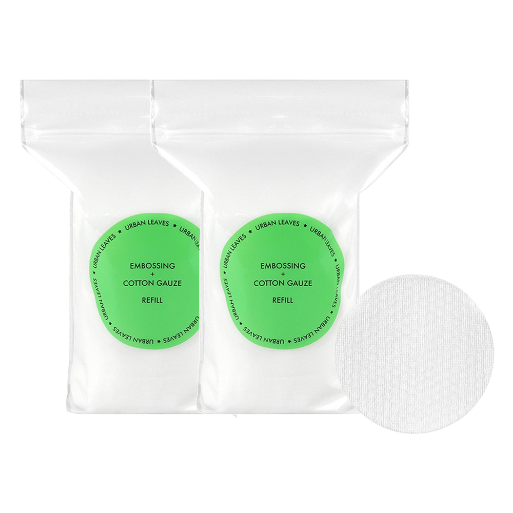 어반리브즈 순면 거즈 엠보싱 스킨핏 패드 리필, 140개입, 2개 15,500원