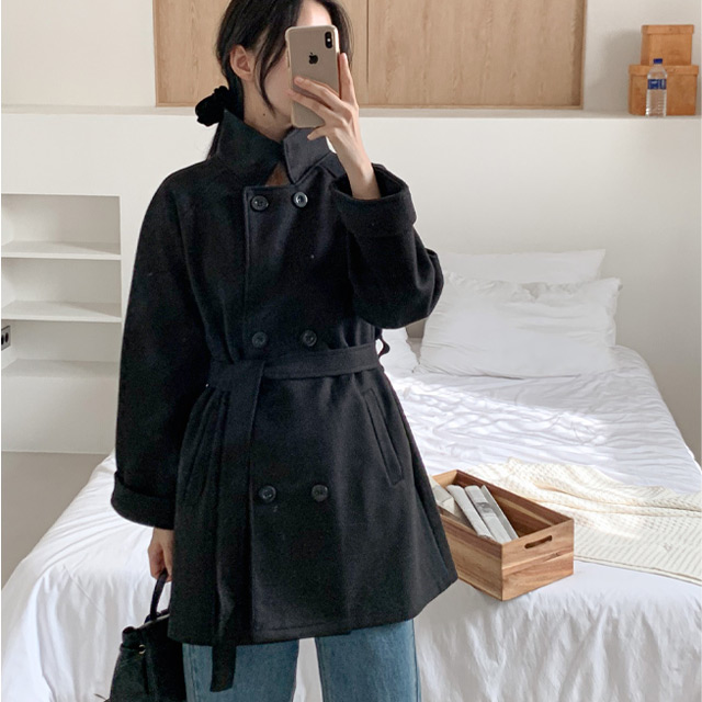 배꼽 J146-8 셀론프 빅사이즈여성의류 겨울 하프코트 44-110 27,900원