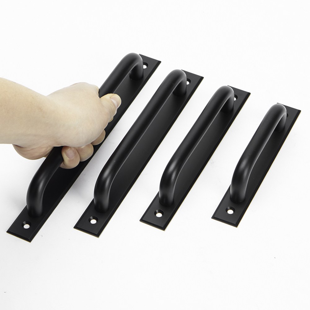 철물이네 강화도어 스텐 슬림 판손잡이 블랙 유리문 3,900원