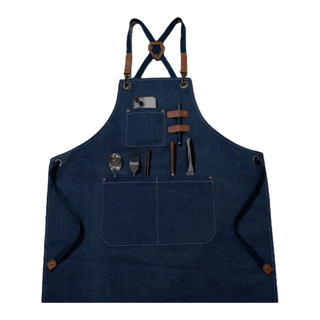 워로천 데님 앞치마 카페 식당 바리스타 공방 21,800원