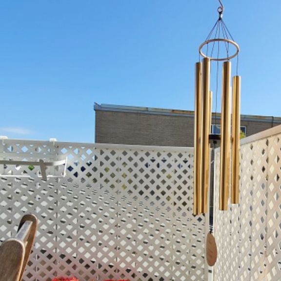 OROBELL 오로벨 히말라야의명상 로즈골드 (서울숲 야외무대윈드차임) 정원용 풍경종 설치부속품 천정고정J고리 포함 91,000원