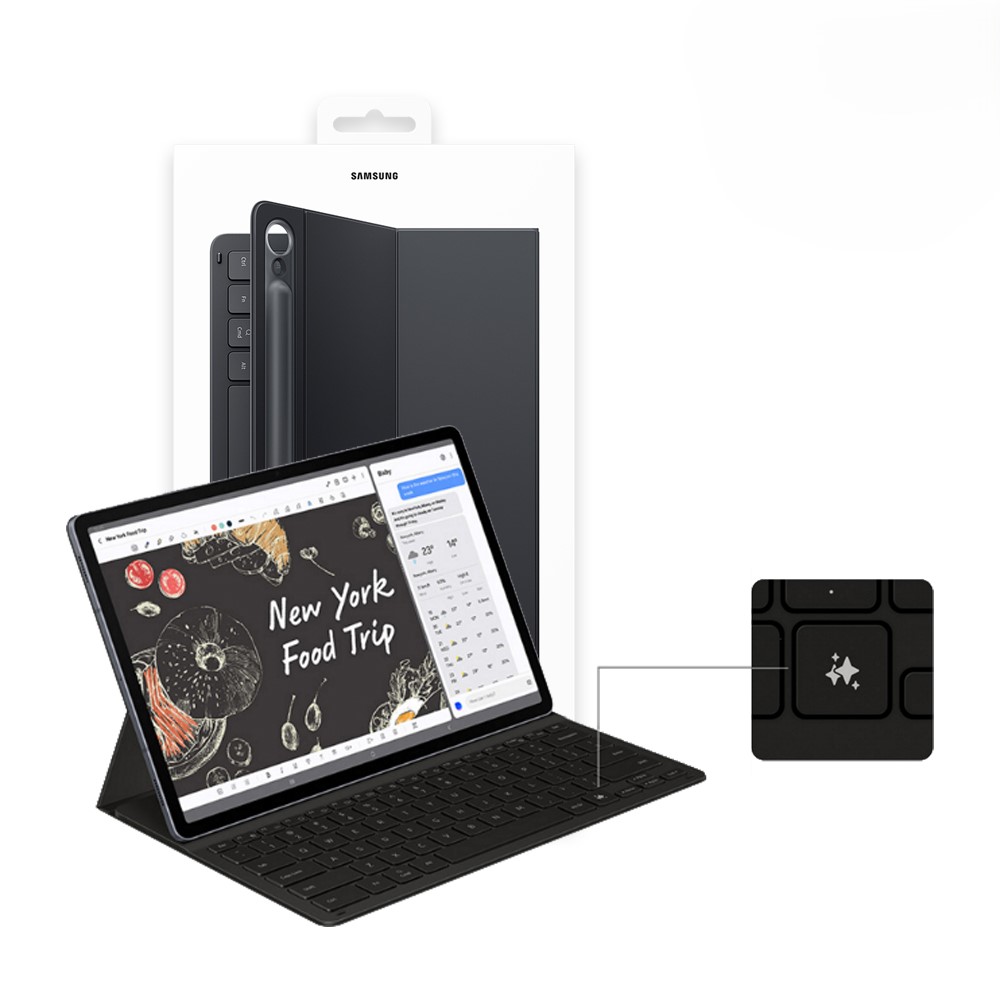 삼성 갤럭시탭 AI 슬림 키보드 북커버 케이스 134,000원