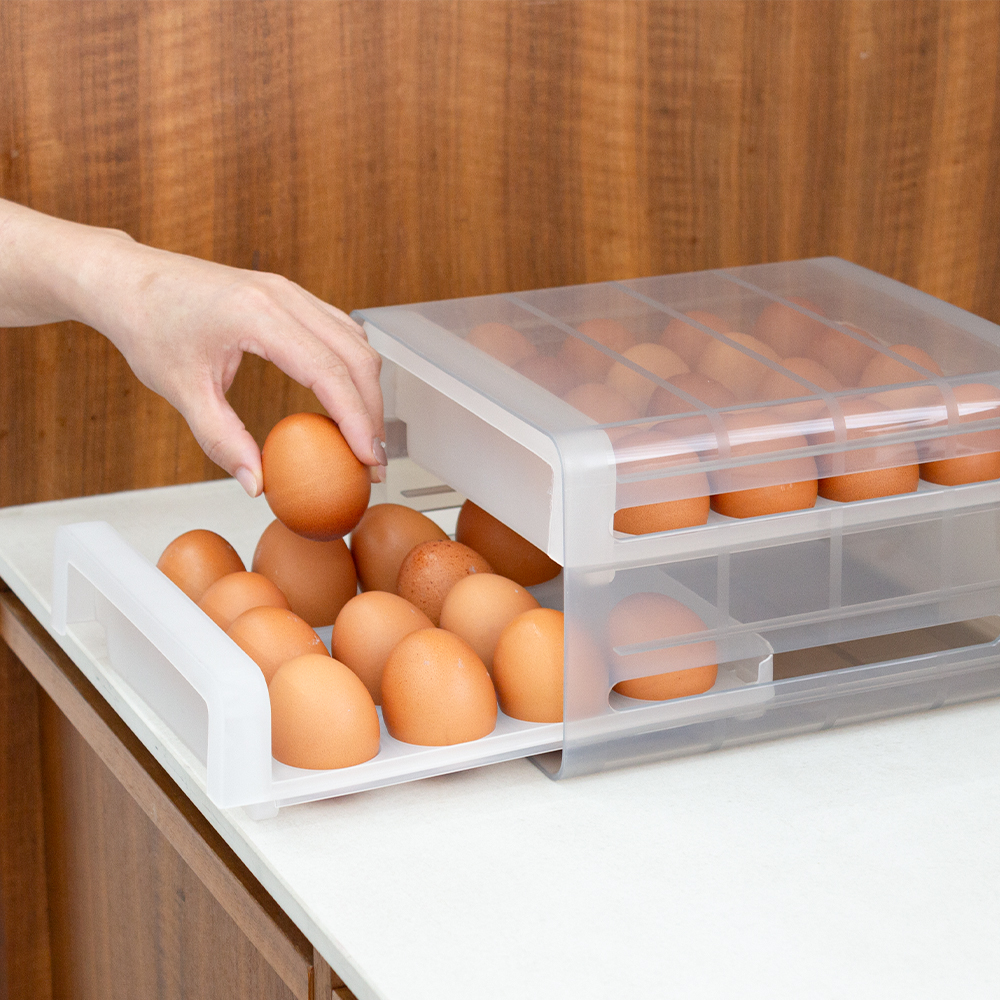 아임홈리빙 신선한 에그닷 계란 트레이 32구 보관함, 투명, 1개 6,800원