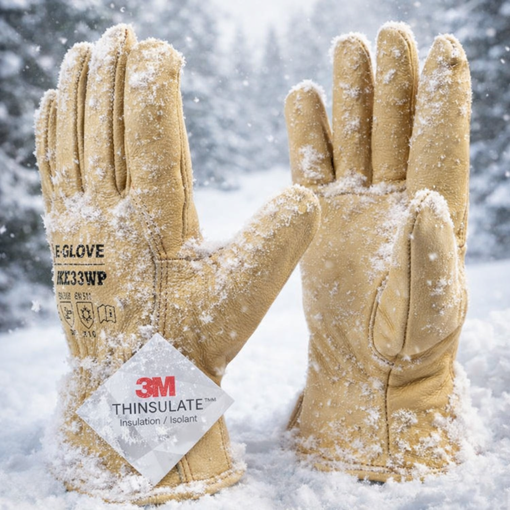 공의산업 KE33WP 프리미엄 발수코팅 생활방수 가죽장갑 내열 방한 장갑 사이즈 프리, yellow, 1개 14,700원