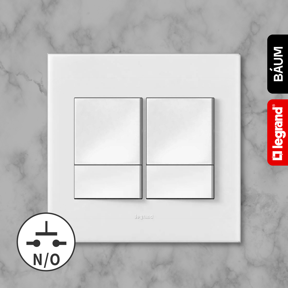 아테오 국내형(KS) 모멘터리 스위치 4구 화이트 푸쉬버튼 a접점 N/O스위치 57,800원